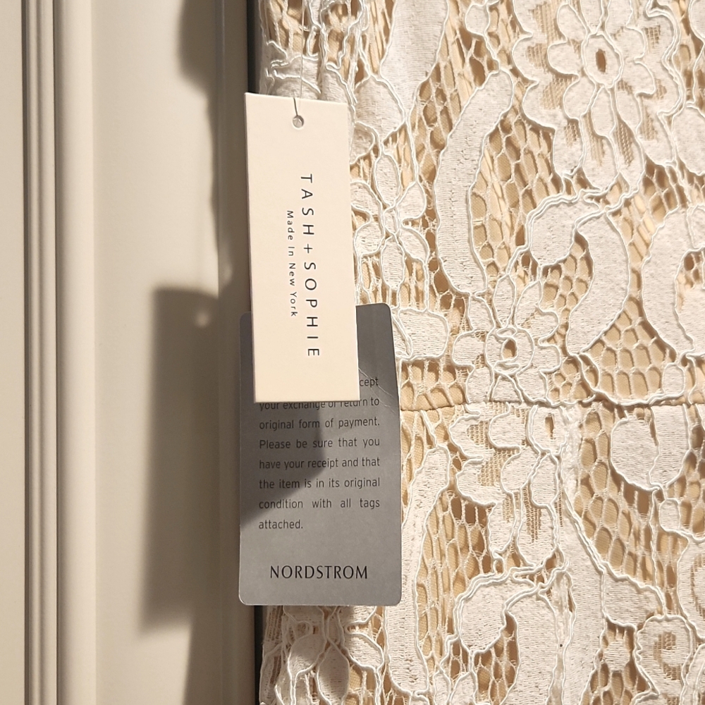 *SOLD* NWT TASH + SOPHIE | Lace Cutout Dress - Picture 6 of 6